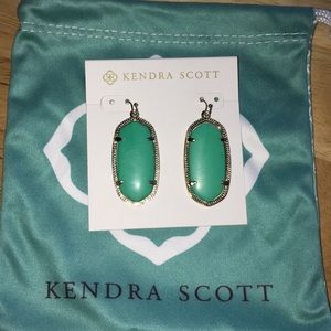 🔥SALE🔥💯Auth Kendra Scott Elle Teal Earrings